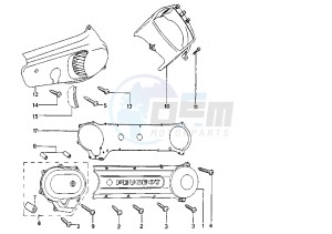 FOX - 50 cc drawing CRANKCASE COVER