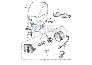 TT E 600 drawing HEADLIGHT