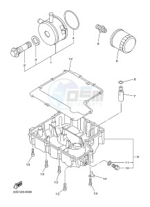 XJ6NA XJ6S 600 DIVERSION (S-TYPE) (36BH 36BJ) drawing OIL CLEANER