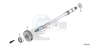 TRX680FAE TRX680 Europe Direct - (ED) drawing FINAL SHAFT