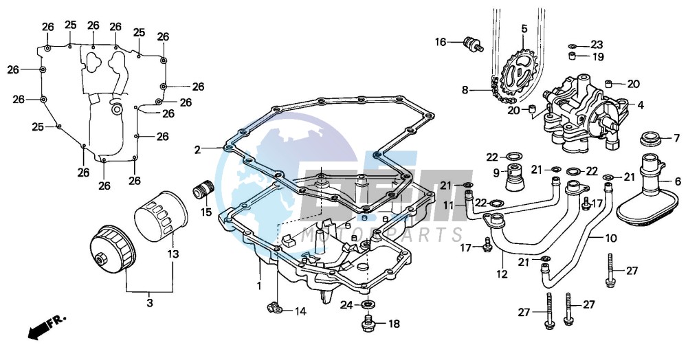 OIL PUMP/OIL PAN/ OIL FILTER