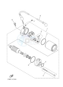 XT250 XT250G (1YBK) drawing STARTING MOTOR