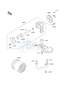 EN 500 C [VULCAN 500 LTD] (C6-C9) [VULCAN 500 LTD] drawing OIL PUMP_OIL FILTER