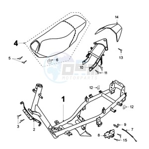 FIGHT WRCLX EU drawing FRAME AND SADDLE