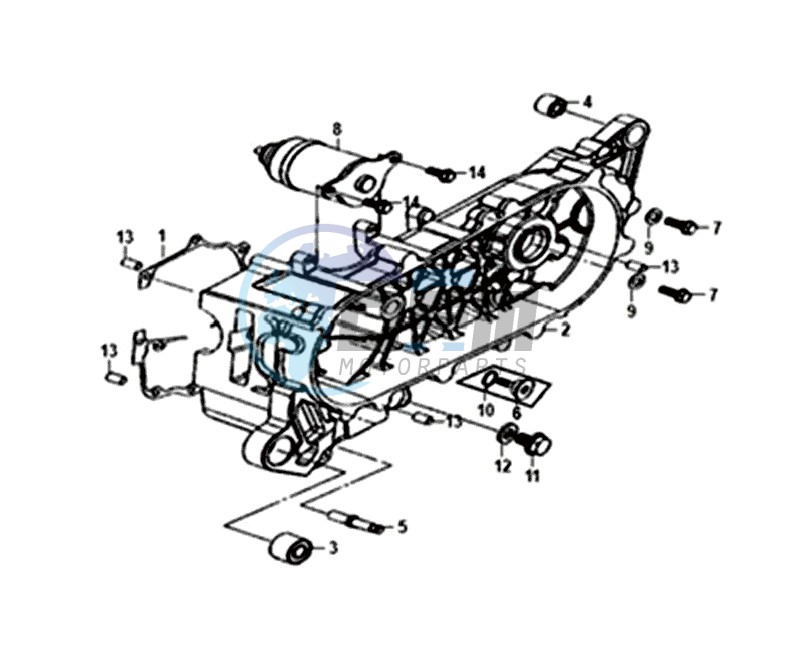 CRANKCASE COVER LINKS