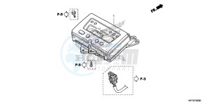 TRX420FAD TRX420 Europe Direct - (ED) drawing METER