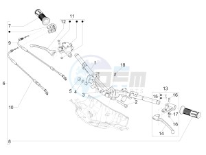 Sprint 125 4T 3V ie drawing Handlebars - Master cil