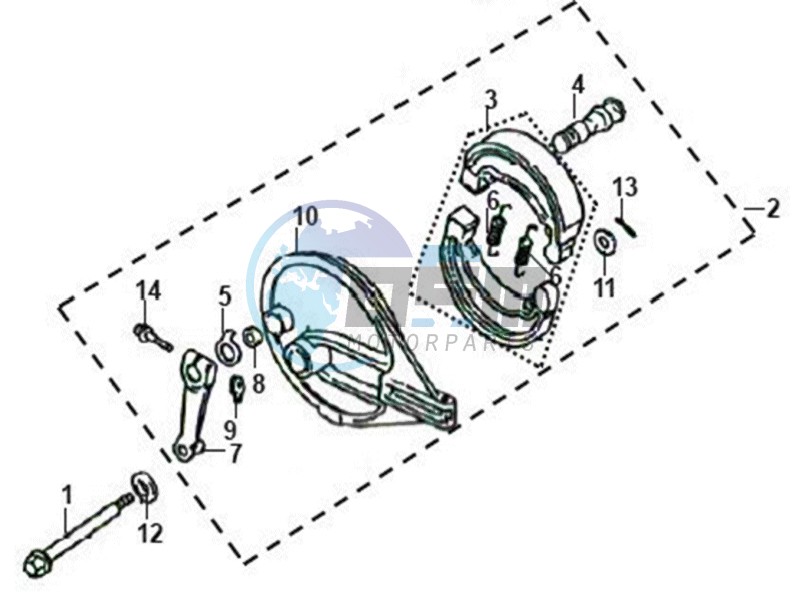 REAR BRAKE MOUNT