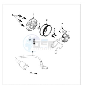 VIVA 3 L 50 4T drawing IGNITION PART