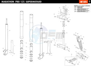 MARATHON-125-PRO-SM-WHITE drawing SUSPENSION