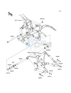 VN 900 C [VULCAN 900 CUSTOM] (7F-9FA) C8F drawing SWINGARM