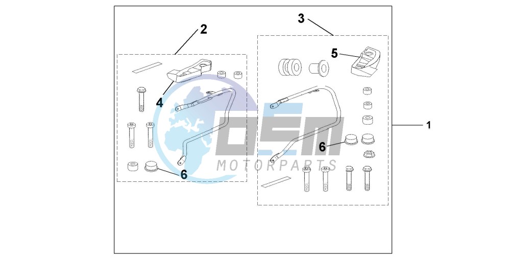 PANNIER STAY KIT