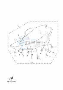 YFZ450R YFZ45YSSK (BW2L) drawing SEAT