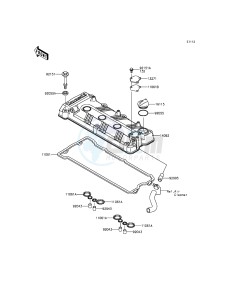 JET SKI ULTRA LX JT1500KEF EU drawing Cylinder Head Cover