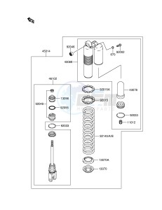 RM-Z250 (E28) drawing SHOCK ABSORBER