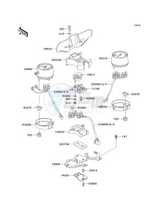 KZ 1000 P [POLICE 1000] (P20-P24) [POLICE 1000] drawing METER-- S- -