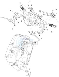 Primavera 150 4T 3V iGET ABS (EMEA) drawing Selectors - Switches - Buttons