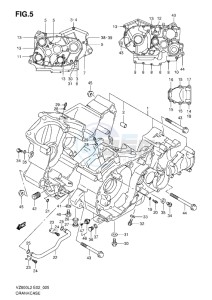 VZ800 drawing CRANKCASE