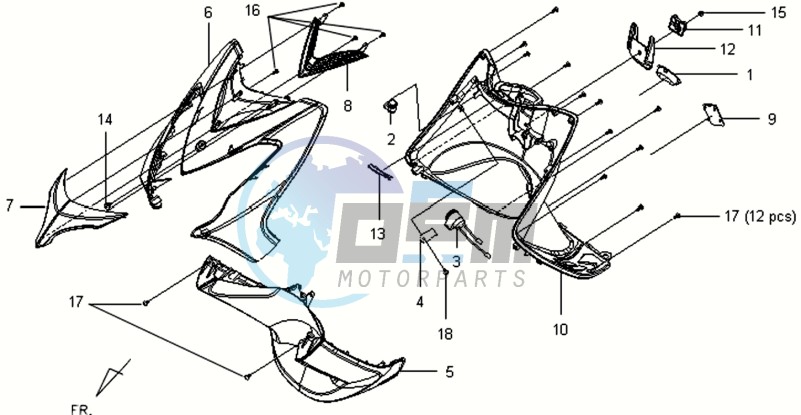 COWLING FRONT / COWLING INNER