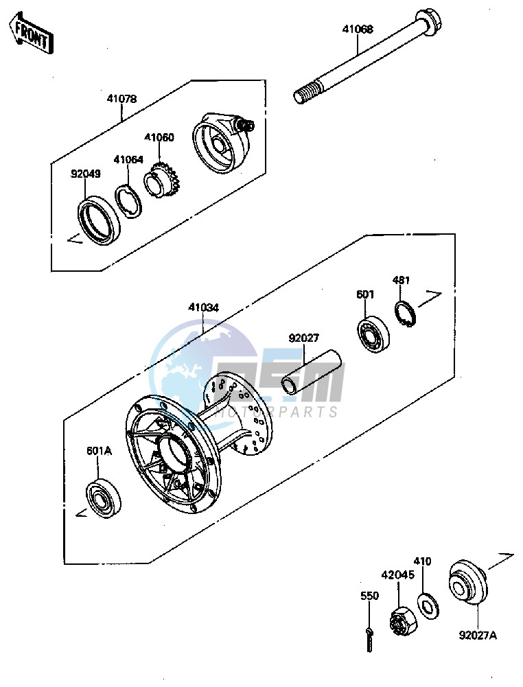 FRONT HUB