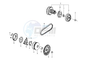 LOOXOR TSDI - 50 cc drawing CLUTCH