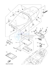 MTM850 MTM-850 XSR900 (B906) drawing SEAT