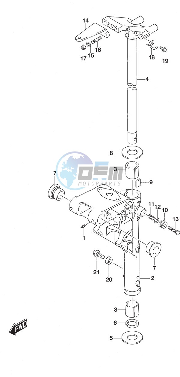 Swivel Bracket Remote Control w/Power Tilt