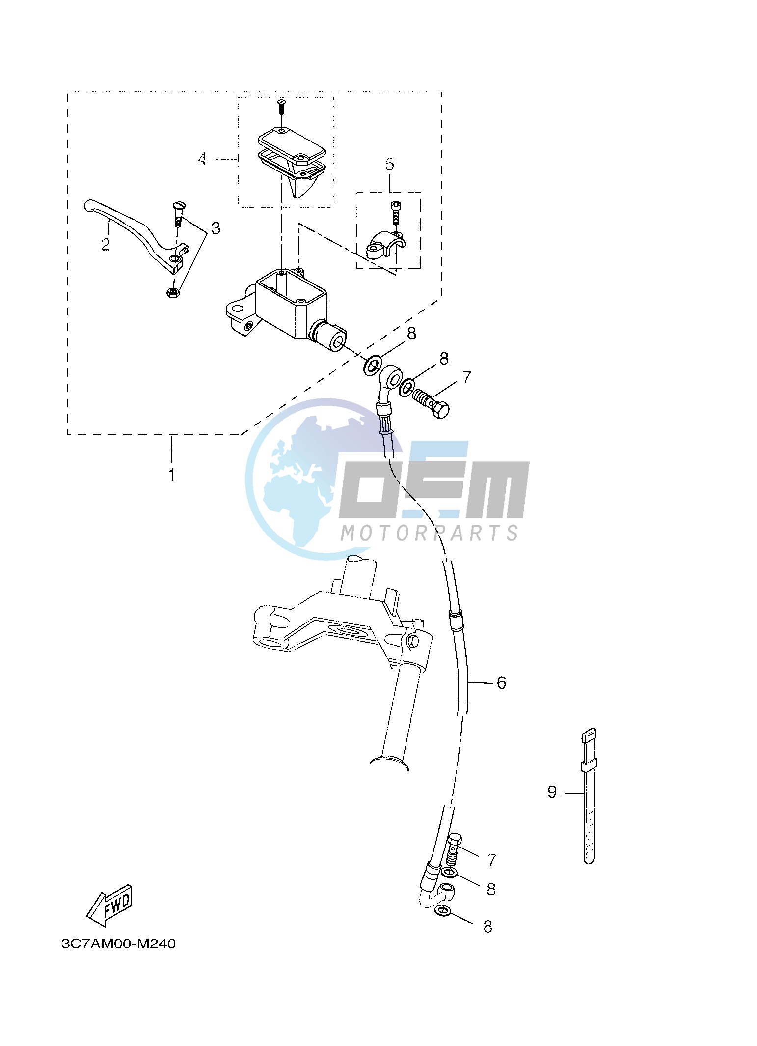 FRONT MASTER CYLINDER