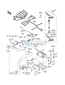 JET SKI 900 STX JT900-E2 FR drawing Electrical Equipment