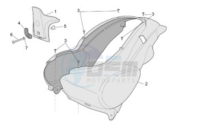 Scarabeo 50 4T E2 drawing Rear Body I