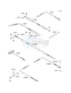 KAF 620 C [MULE 2500] (C6) [MULE 2500] drawing CABLES