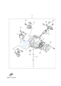 YFM700FWAD YFM700PHF GRIZZLY 700 EPS SPECIAL EDITION (B387) drawing THROTTLE BODY ASSY 1