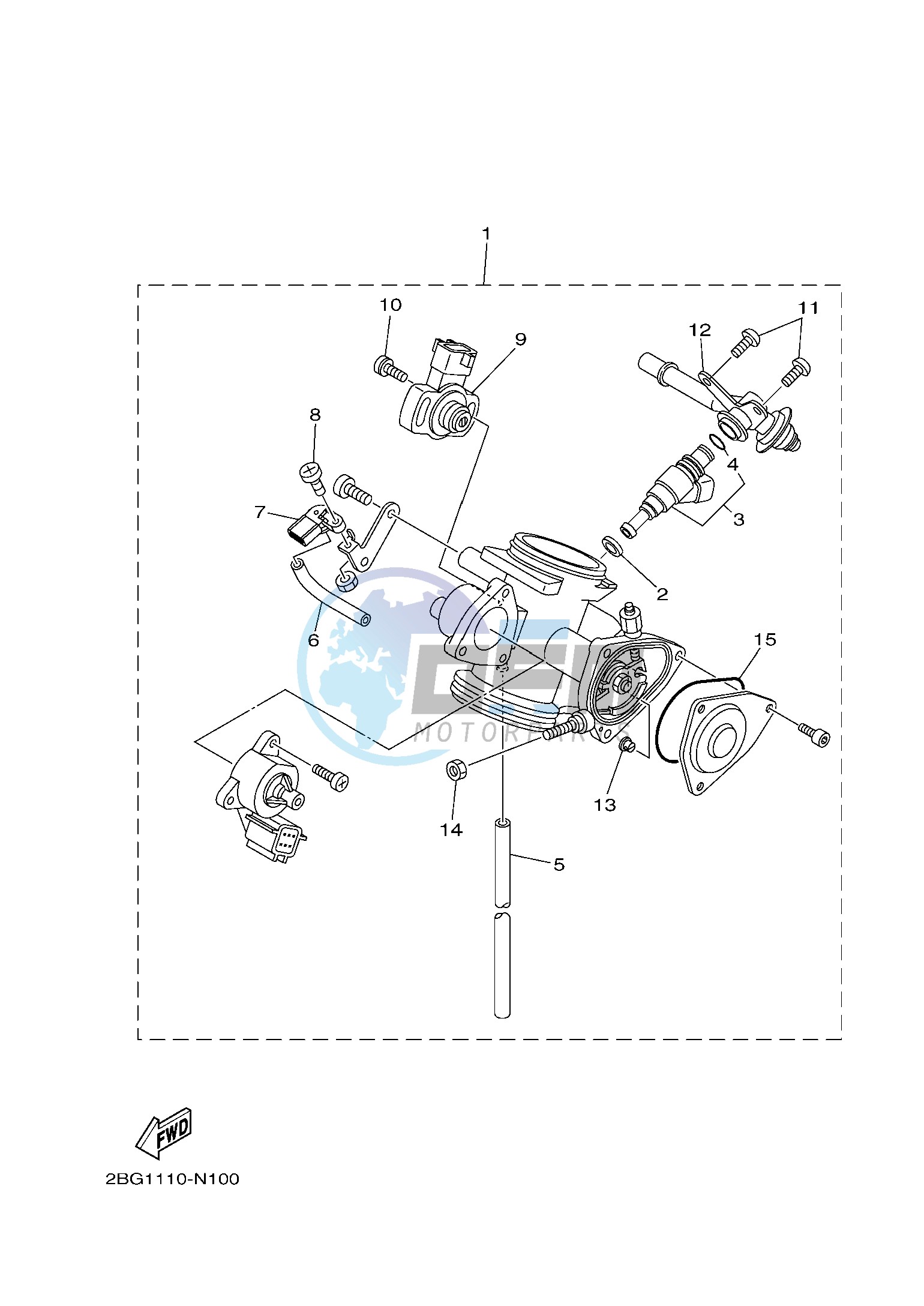 THROTTLE BODY ASSY 1