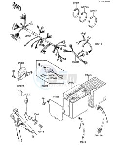 KL 600 B [KL600] (B1-B2) [KL600] drawing CHASSIS ELECTRICAL EQUIPMENT