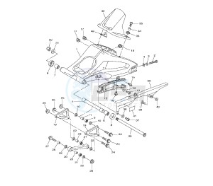 FZ8-S 800 drawing REAR ARM