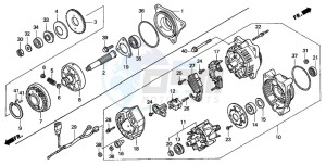 ST1100 drawing GENERATOR (ST1100T/V/W/AT/AV/AW)