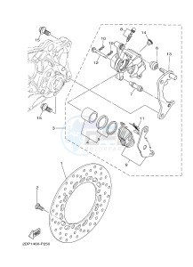 GPD125A GPD125-A NMAX125 (2DS1 2DS5) drawing REAR BRAKE CALIPER