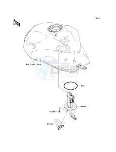 ZR 750 K [Z750S] (K6F) K6F drawing FUEL PUMP