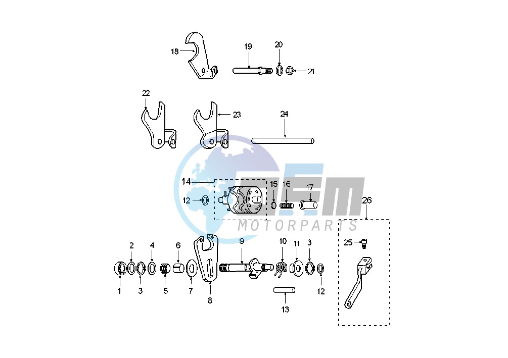 SHIFT CAM-FORK