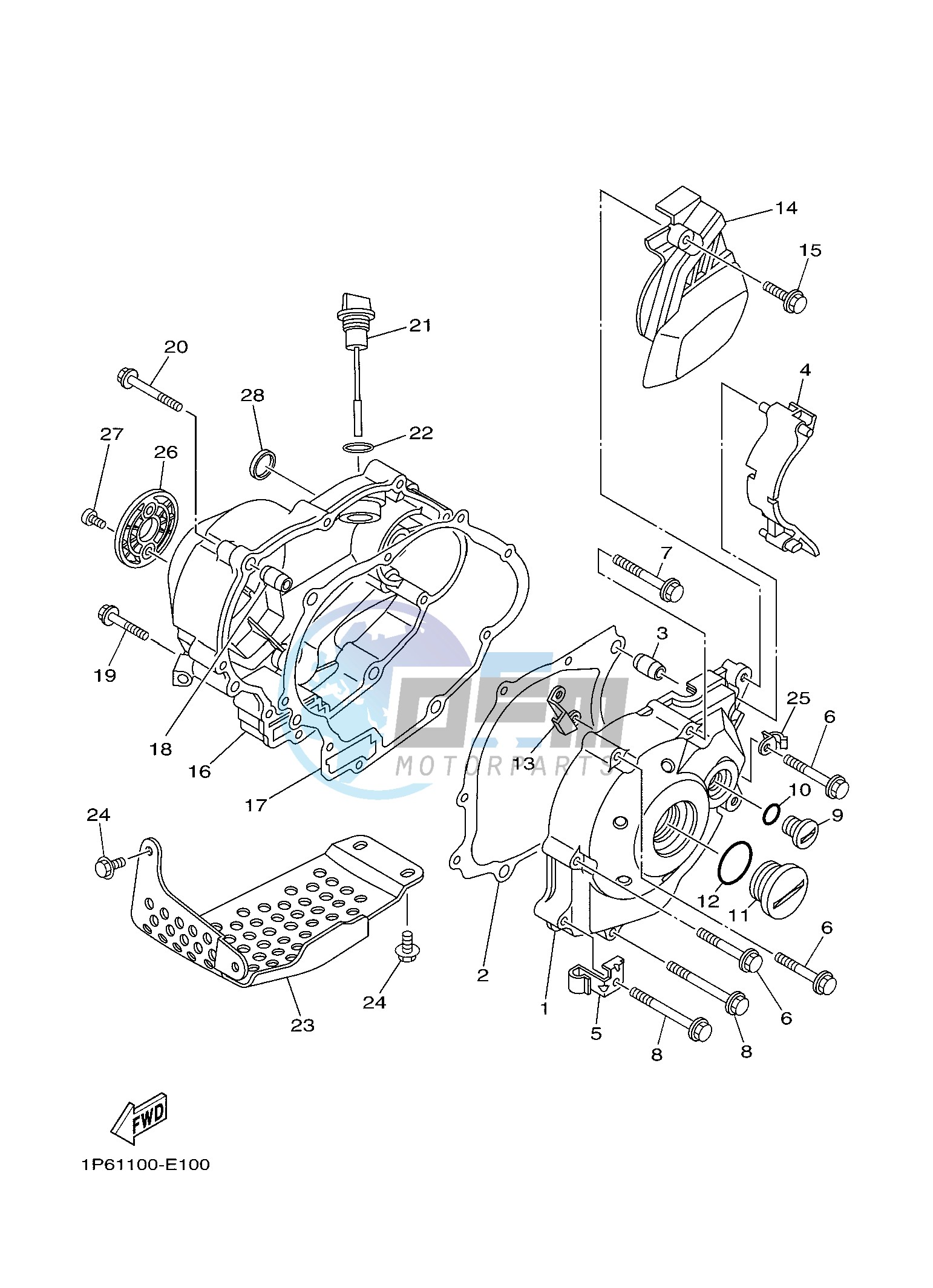 CRANKCASE COVER 1