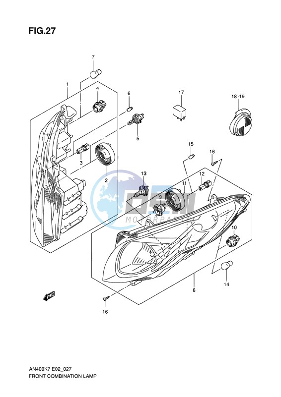 FRONT COMBINATION LAMP