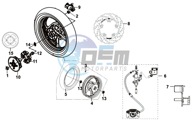 REAR REM / REAR WHEEL