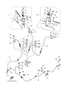 GPD150A GPD150-A NMAX 150 (BV41) drawing FRONT MASTER CYLINDER