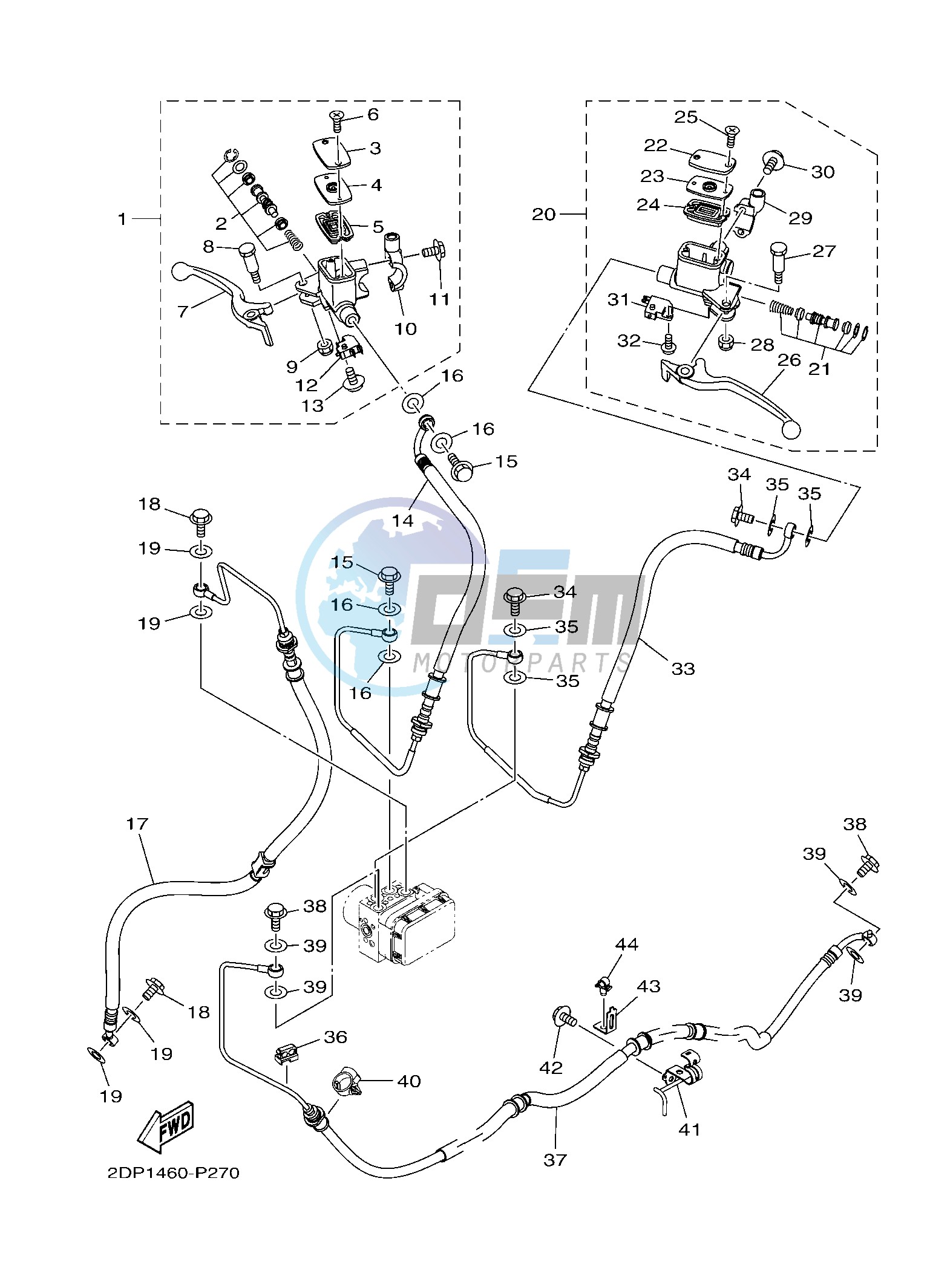 FRONT MASTER CYLINDER