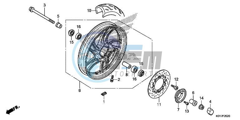 FRONT WHEEL