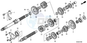 GL18009 France - (F / AB CMF NAV) drawing TRANSMISSION