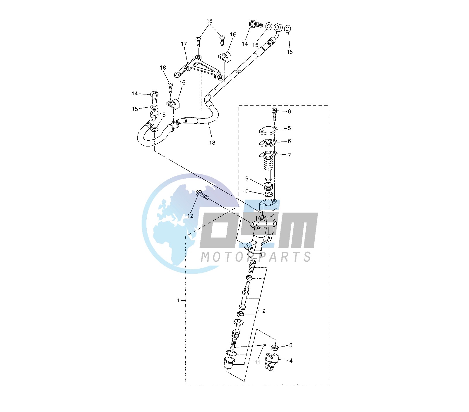 REAR MASTER CYLINDER