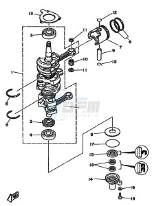 50D drawing CRANKSHAFT--PISTON