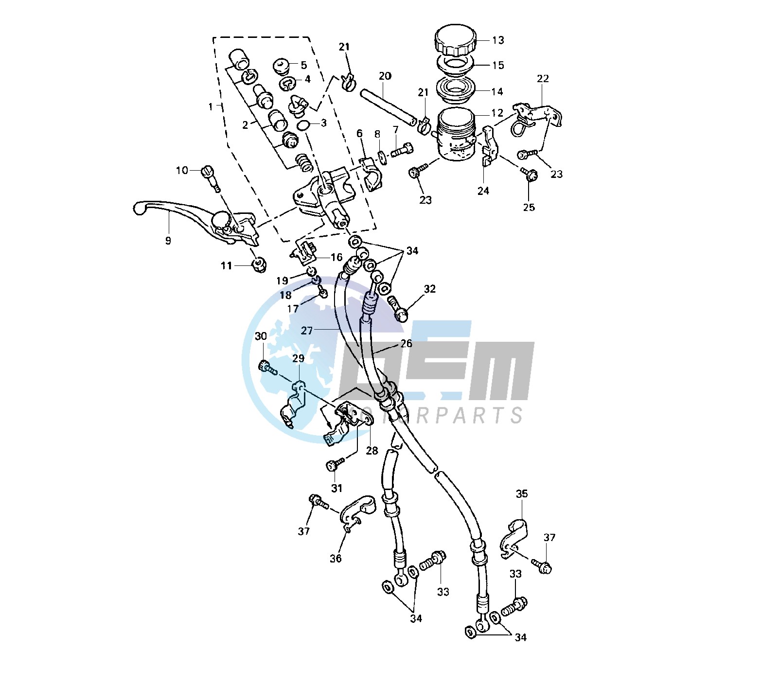 FRONT MASTER CYLINDER