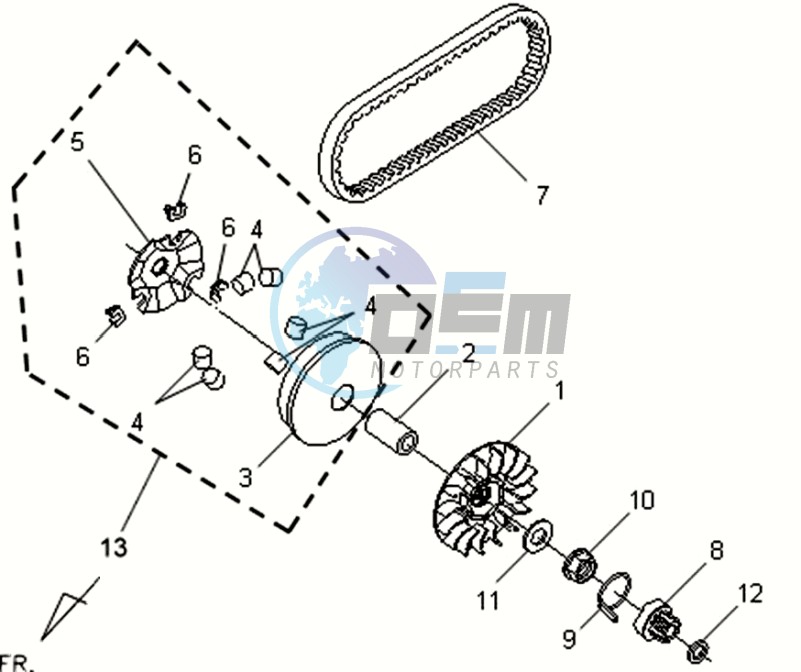 CLUTCH / V BELT